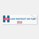 Search for hillary liar bumper stickers 2016