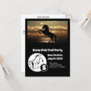 Search for horses 4x5 invitations Silhouette