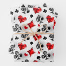 Search for blackjack wrapping paper Heart