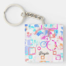 Search for geometric shapes key rings Squares