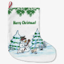 Search for snowman christmas stockings Dog