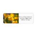 Search for field return address labels Poppies