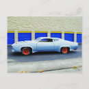 Search for blue car postcards Old