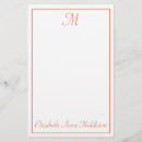 Search for girly stationery paper Monogrammed