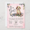 Search for puppy baby shower invitations Whimsical