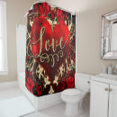 Search for red rose shower curtains Gothic