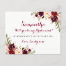 Search for floral bridesmaid cards Bridesmaids