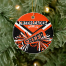 Search for cheerleading christmas tree decorations Orange