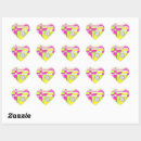 Search for retro hearts stickers Psychedelic