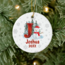 Search for letter j christmas tree decorations Initial