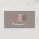 Search for pottery business cards Handmade