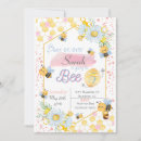 Search for bee birthday invitations Girl