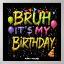 Search for boy birthday posters Bruh