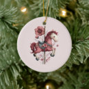 Search for carnival christmas tree decorations Carousel horse