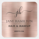 Search for makeup brushes stickers Professional elegant business monogram