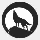 Search for wolf howling moon stickers Full