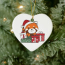 Search for red panda christmas tree decorations Cute animals