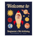 Search for rocket birthday posters Moon