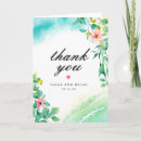 Search for tropical wedding thank you cards Greenery