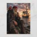 Search for old sailing ships postcards Pirate