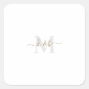 Search for square monogram stickers Modern