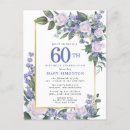 Search for blue and gold 60th birthday invitations Sixty