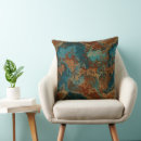 Search for rust teal cushions Aqua