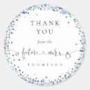 Search for glitter bridal shower stickers Thank you