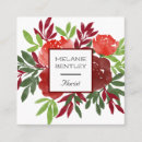 Search for flower business cards Elegant