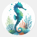 Search for seahorse stickers Beach