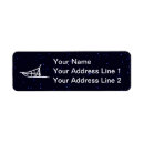 Search for winter sports return address labels Blue