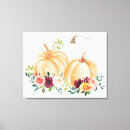 Search for pumpkin canvas prints Watercolor