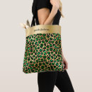 Search for emerald green tote bags Cheetah