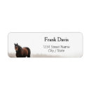 Search for wild horse return address labels Cute