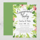 Search for hawaiian engagement party invitations Watercolor