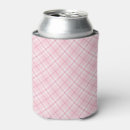 Search for plaid can coolers Pink