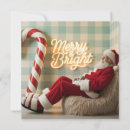 Search for neon christmas cards Santa