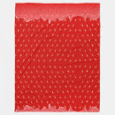 Search for strawberry fruit blankets Red
