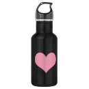 Search for love water bottles Heart