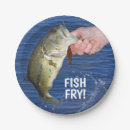 Search for fish paper plates Bass