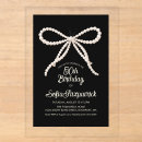 Search for for her 50th birthday invitations Black white