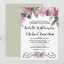 Search for elegant watercolor floral wedding invitations Greenery