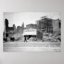 Search for earthquake posters Vintage