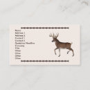 Search for whitetail deer business cards For him