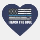 Search for heart line stickers Law enforcement