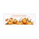 Search for harvest return address labels Fall