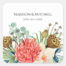 Search for bouquet wedding stickers Botanical