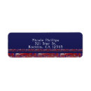 Search for red and blue wedding return address labels Summer