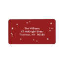 Search for twinkle lights return address labels Elegant