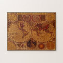 Search for old world map puzzles Antique